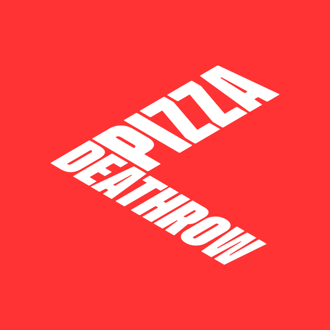 Deathrow Pizza brand identity