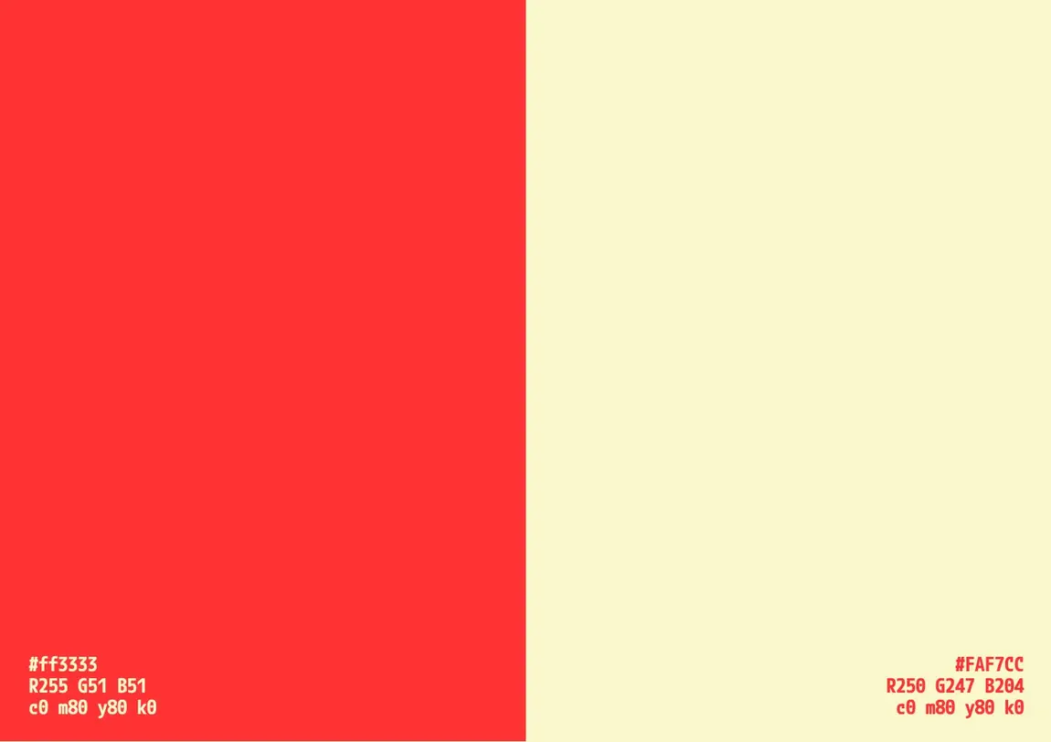 Deathrow Pizza colour values