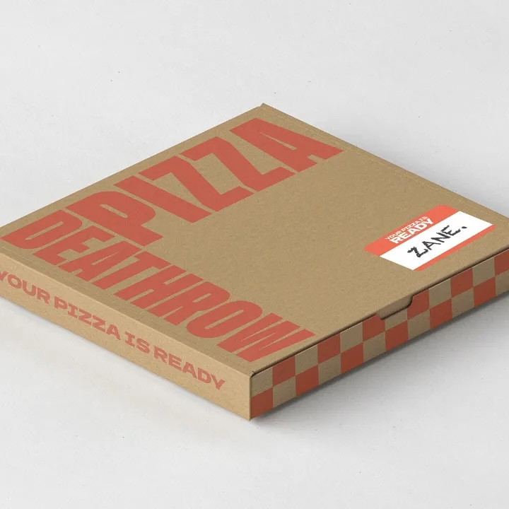 Deathrow Pizza brand identity