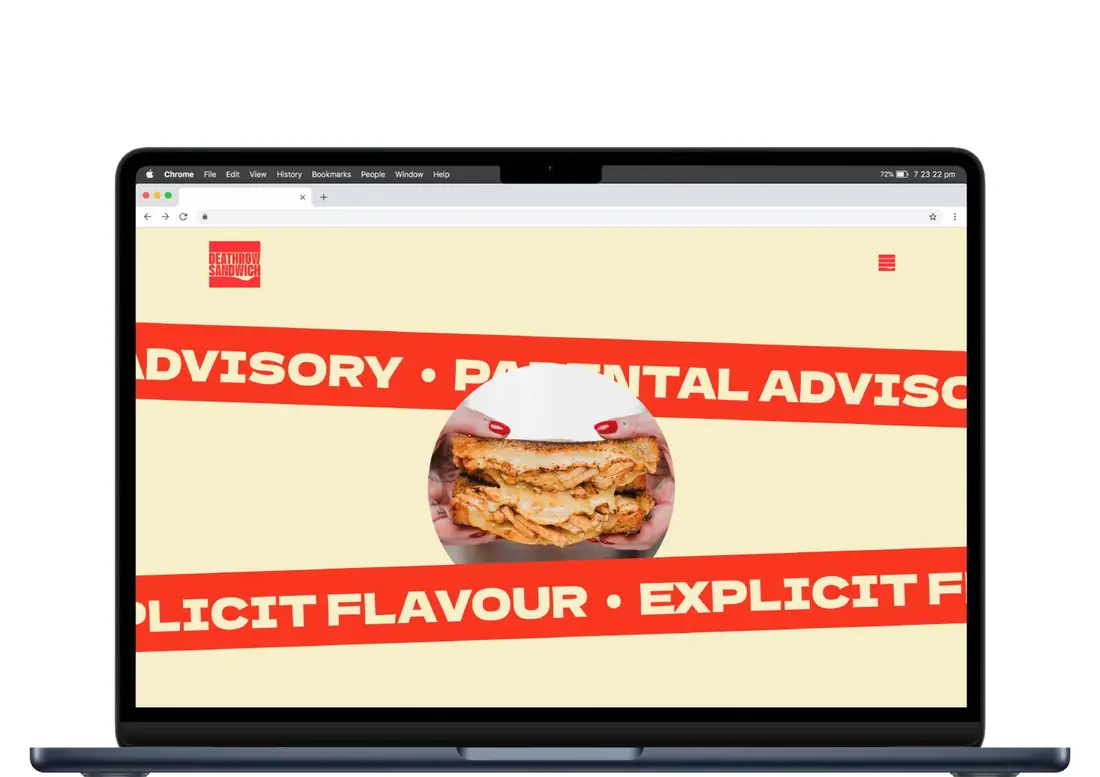 Deathrow Sandwich identity in application