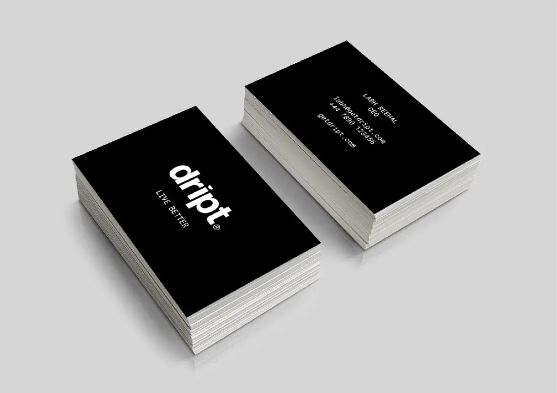 Dript business cards