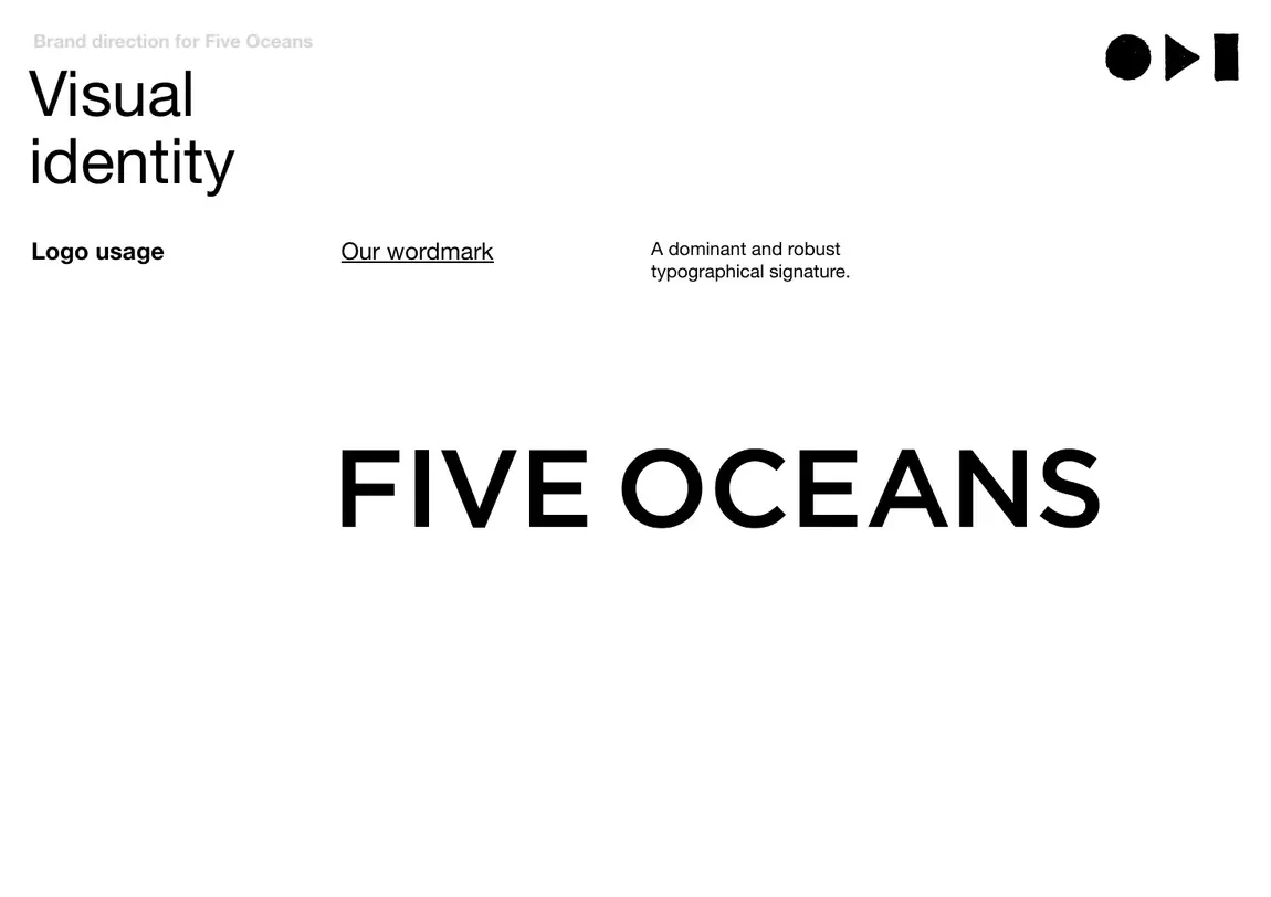 Five Oceans wordmark
