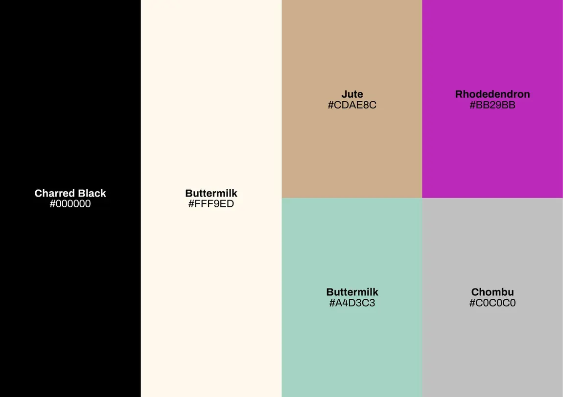 Kush colour palette