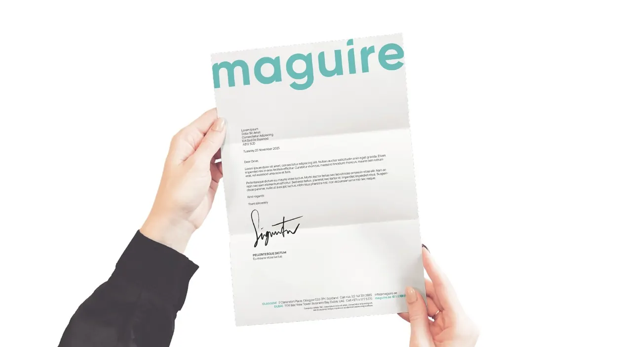 Maguire letterhead