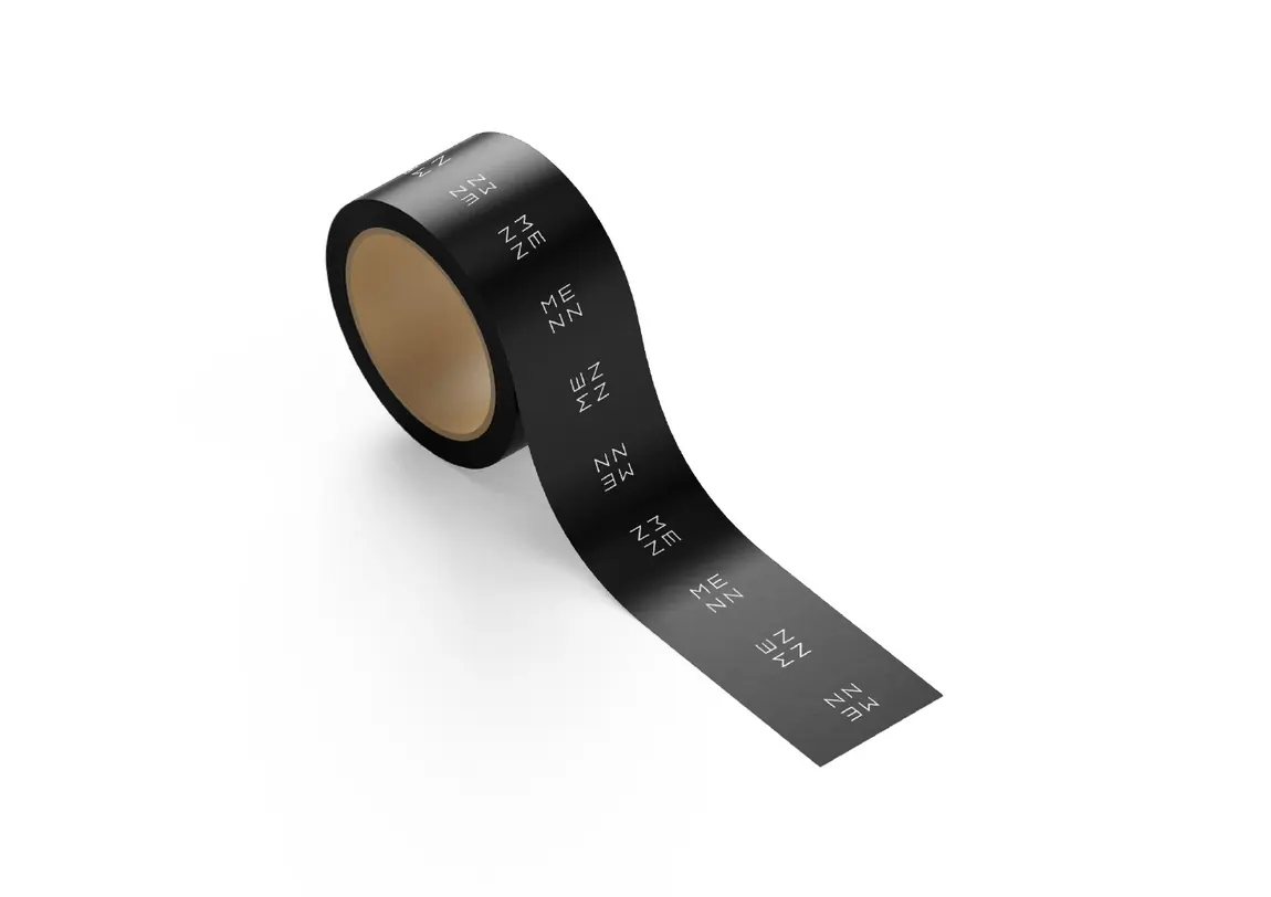 Menn branded packing tape