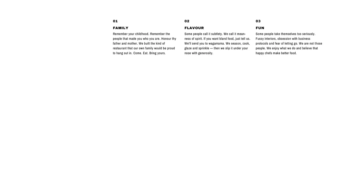 Namaste three values