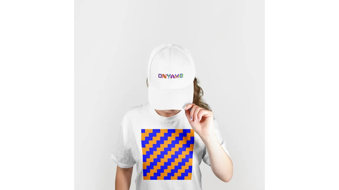 Onyame cap and t-shirt