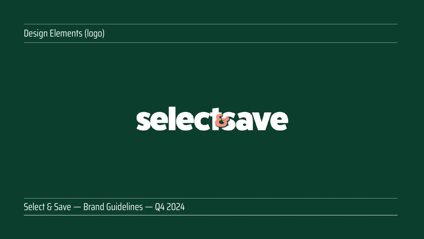 Select & Save logotype