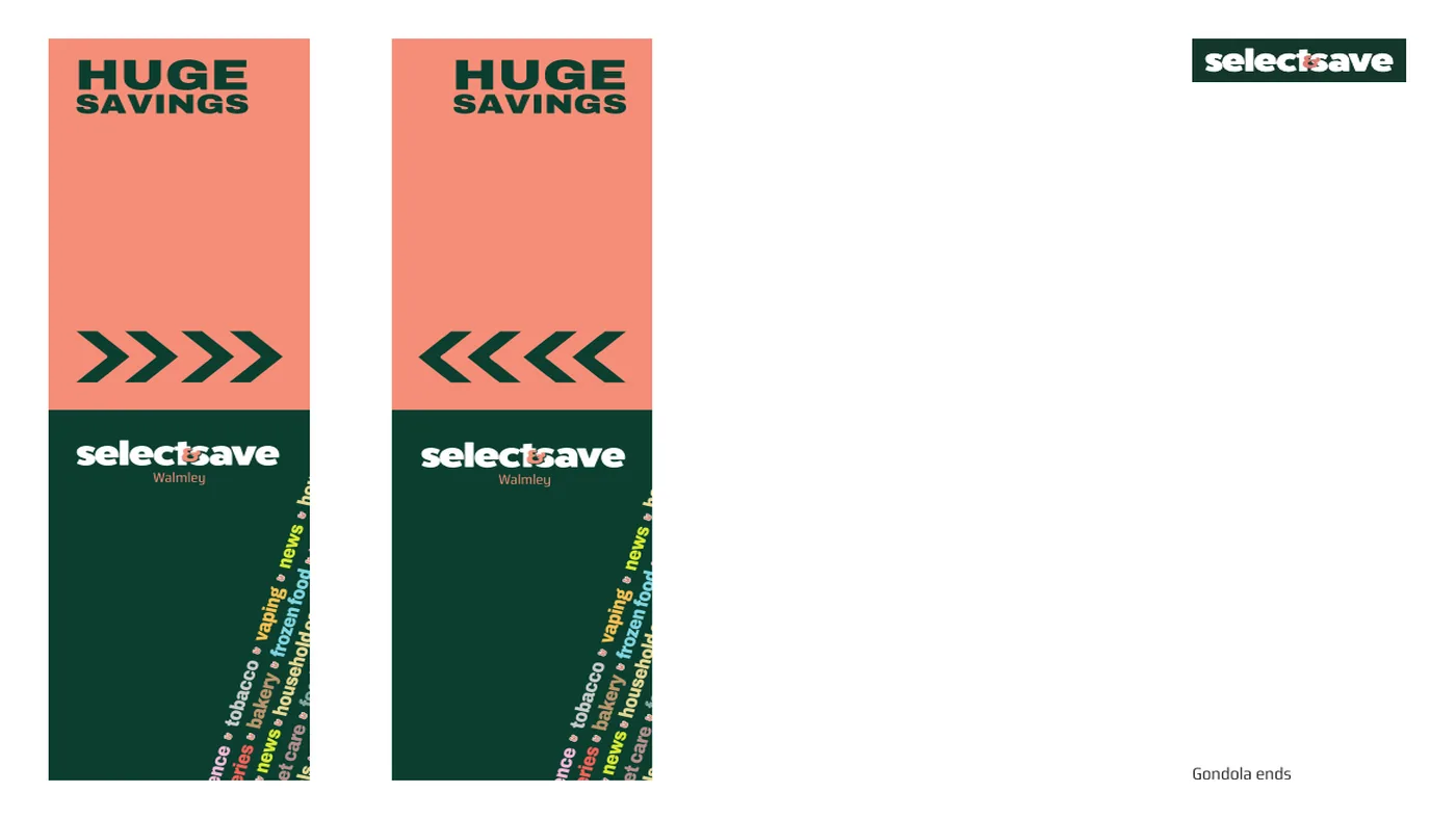Select & Save gondola end panels
