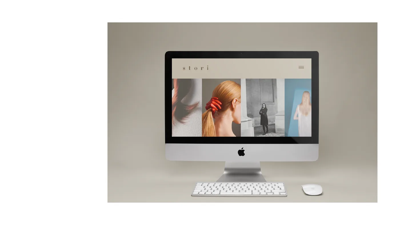 Stori website on desktop