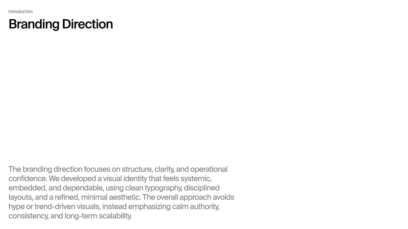 Vallida introduction, branding direction