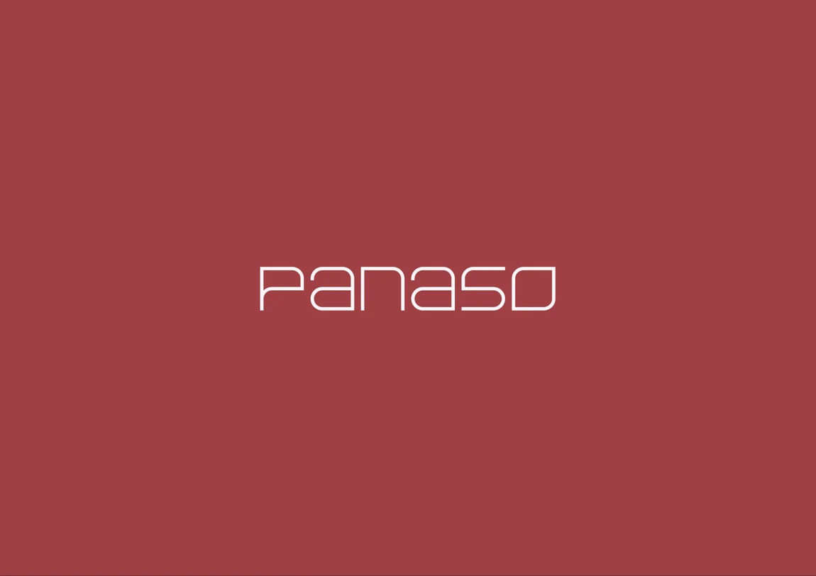 Panaso Capital marque in egg-shell on red